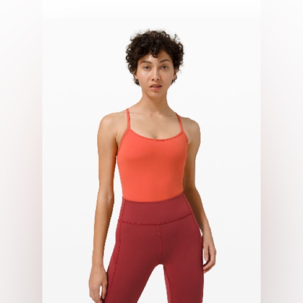 Lululemon Orange Bodysuit